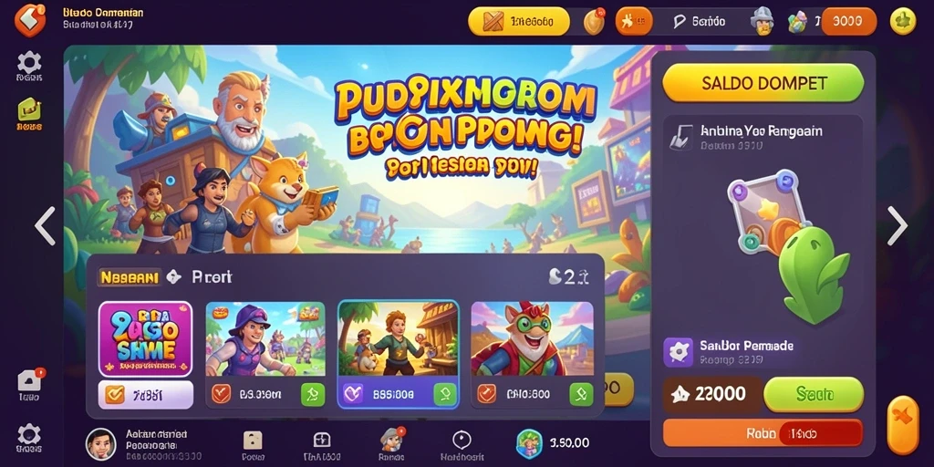 Tangkapan layar ketiga memperlihatkan fitur kompetisi antar pemain.