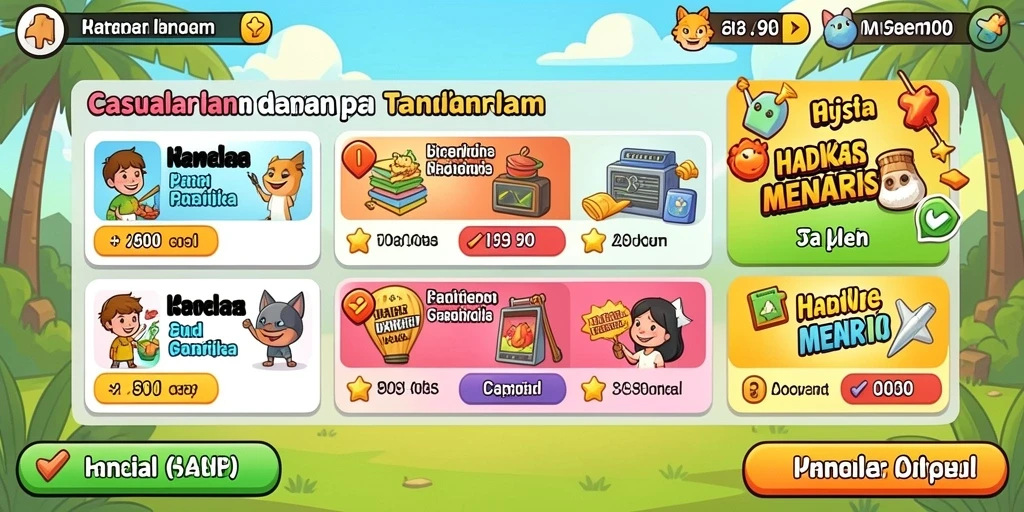 Event spesial dengan hadiah menarik setiap minggu.