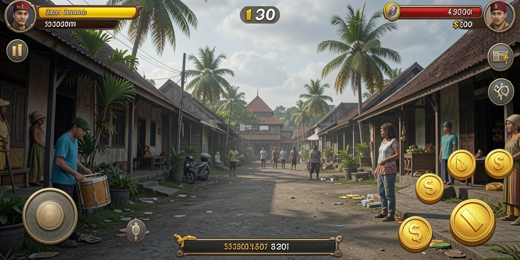 Tantangan level yang bervariasi dan mengasyikkan.